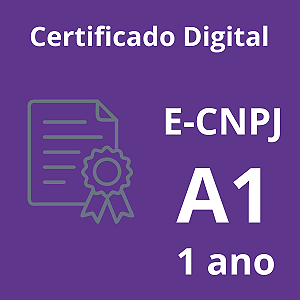 e-CNPJ | A1 - 1 Ano | Video Conferência