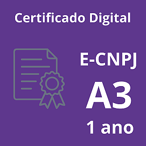 e-CNPJ | A3 - 1 Ano | Video Conferência