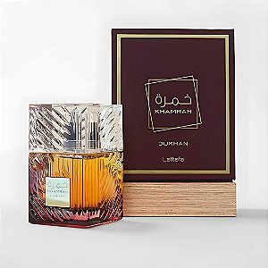 Perfume Arabe Masculino Lattafa Khamrah Dukhan Eau de Parfum 100ml