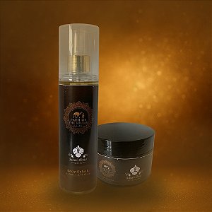 Kit Body Splash + Creme Corporal Sultan's Choice Scents Path of the Sultan Body Splash 200ml + Creme Corporal 300g