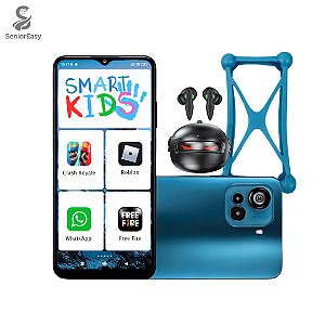 Smartphone SeniorEasy SmartKids Android 128gb/4GB RAM – Câmeras Frontal e Traseira para Fotos Divertidas