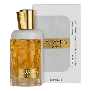 Perfume Ajayeb Dubai White Eau De Parfum 100ml Original Lattafa Unissex