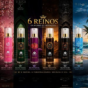 Kit Body Splash 200ML dos Seis Impérios da Perfumaria Árabe - Sultan's Choice Scents