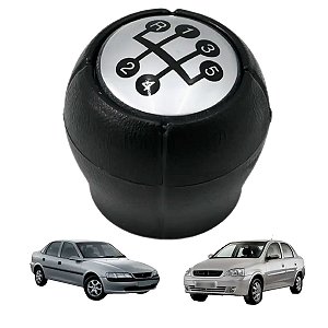 Manopla de Cambio Corsa 2000 Até 2012 Vectra 1997 Ate 2005 Celta Prisma 2001 Até 2010 Lente Prata