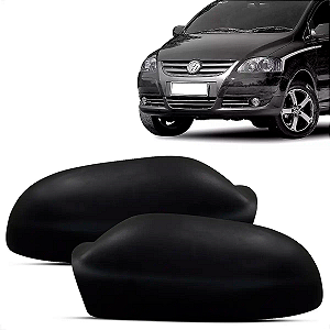 Capa Retrovisor Fox 2003 Até 2009 Preto