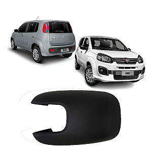 Capa Retrovisor Uno Way Vivace 2010 Até 2018 Preto