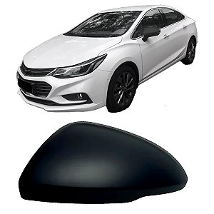 Capa Retrovisor Cruze 2017 2018 2019 2020 2021 Preto Fosco Com Pisca