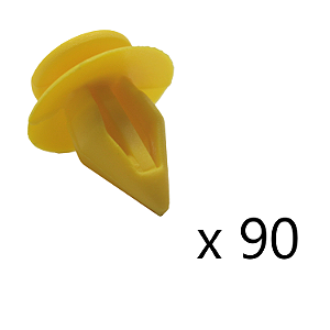 Kit 90 Grampos Forração Amarelo Audi Ford Renalt