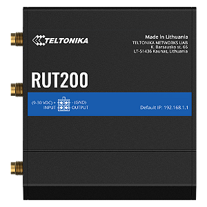 RUT200 Roteador Celular Industrial 4G WI-FI Access Point 2x Ethernet Redundante com WAN FAILOVER Teltonika