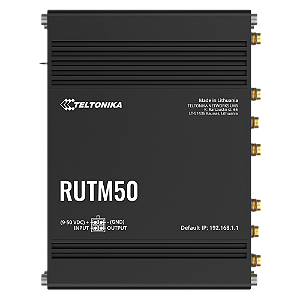RUTM50 Roteador Celular Industrial 5G WI-FI Access Point 5x Ethernet GPS Teltonika
