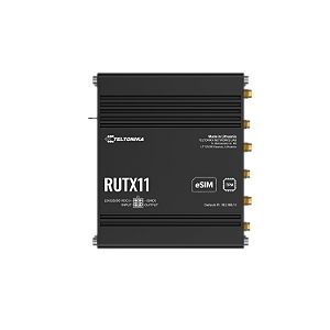 RUTX11 Roteador Celular Industrial 4G WI-FI Bluetooth 4x Ethernet RS232/485 Teltonika