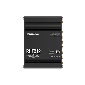 RUTX12 Router Cellular DUAL CHIP With dual simultaneous LTE CAT 6 Load Balaced + WI-FI & BT Teltonika