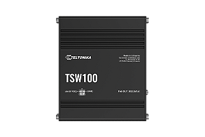 TSW100 Switch Industrial 5 portas Fast Ethernet não gerenciável Teltonika