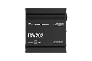 TSW202 Switch Industrial Gerenciável com 8x PoE+ & 2x SFP Teltonika