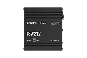 TSW212 Switch Industrial Gerenciável com 8x Ethernet & 2x SFP Teltonika
