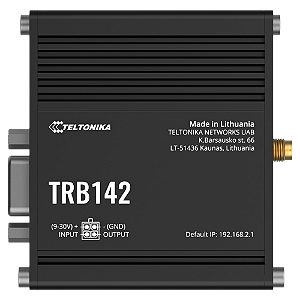 TRB142 Industrial IoT Gateway Celular 4G LTE com RS232 Teltonika