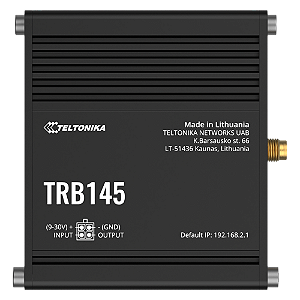 TRB145 Industrial IoT Gateway Celular 4G LTE com RS485 Teltonika