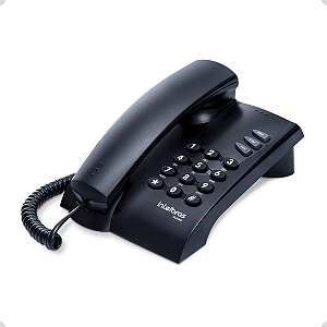 TELEFONE COM FIO PLENO PRETO