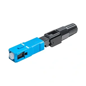 CONECTOR ÓPTICO DE CAMPO SC/UPC SM 3MM AZUL XFF 1RS - 10 PÇS