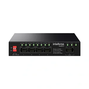 SWITCH 5 PORTAS 101001000 COM 4 PORTAS POE S1105G P INTELBRAS