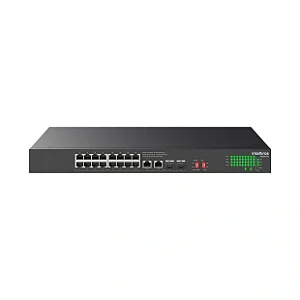 SWITCH 16 PORTAS 101001000 POE 4 PORTAS UPLINK S1120G PA INTELBRAS