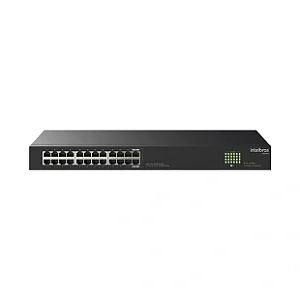 SWITCH 24 PORTAS 101001000 S1124G INTELBRAS