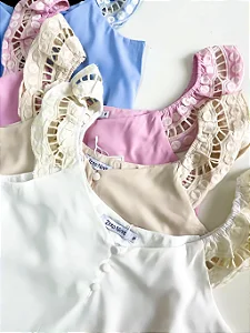 Blusa Feminina Alça com renda Benedita ref.1152