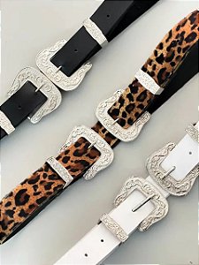 Cinto Feminino Fivela Dupla Cléo ref.682