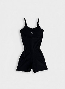 Macaquinho fitness basico na poliamida com bojo removivel Luna