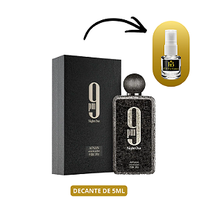 (Decant 5ml) 9PM Night Oud EDP Masculino – Afnan