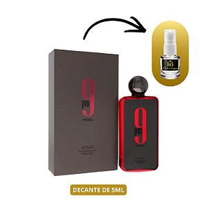 (Decant 5ml) 9PM Rebel EDP Masculino – Afnan