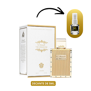 (Decant 5ml) The Kingdom EDP Masculino – Lattafa