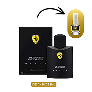 (Decant 5ml) Ferrari Black EDT Masculino – Ferrari