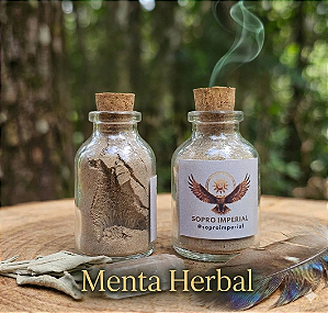 Rapé especial Menta Herbal 15g - Sopro Imperial