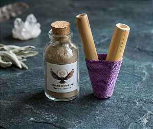 Kit Kuripe de Bambu + Rapé - Sopro Imperial
