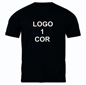 CAMISETA ALGODÃO SILKADA 1 COR FRENTE (min 10 pçs)