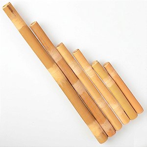 Kit Bambu Massagem 6 Peças Modeladora Corporal