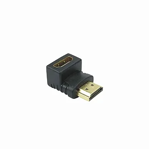 Adaptador HDMI Macho / HDMI Femea 90 Graus