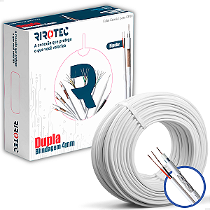 Cabo Coaxial 4 mm + Bipolar 26 AWG Rirotec