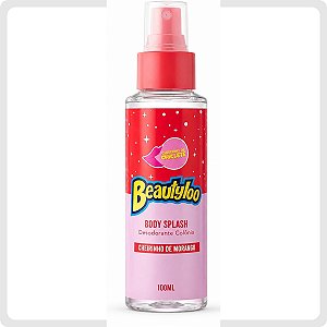 Body splash com Cheirinho de Chiclete Beautyloo Face Beautiful Morango