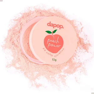 Pó Solto Fcial Ultrafino Peach Power Pêssego Dapop