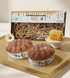 Kit Sabonetes Massageadores de Mel