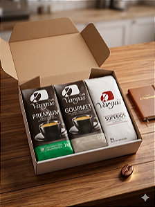 Kit Degustação Café Vargas – Trilogia de Sabores (3kg)