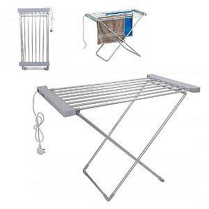 Varal De Chão Elétrico 110v Para Secagem De Roupas Com Tubos Aquecidos Yeet