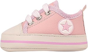 Tênis Bebê Mania Menina Casual Conforto Rosa