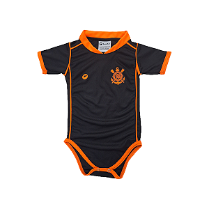 Body Polo Corinthians para Bebê Oficial | Bebê Mania