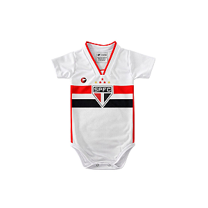 Body São Paulo para Bebê Oficial Torcida Baby Licenciado