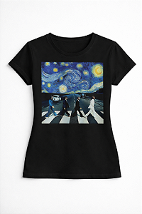 Camiseta Abbey Road + Van Gogh