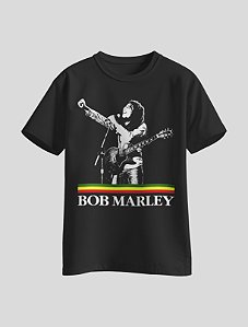 Camiseta do rei do reggae Bob Marley