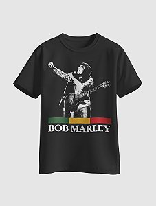 Camiseta do rei do reggae Bob Marley